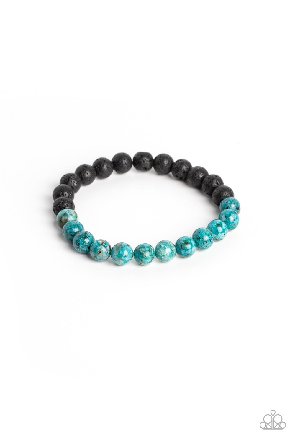 five-dollar-jewelry-lava-language-blue-bracelet-paparazzi-accessories