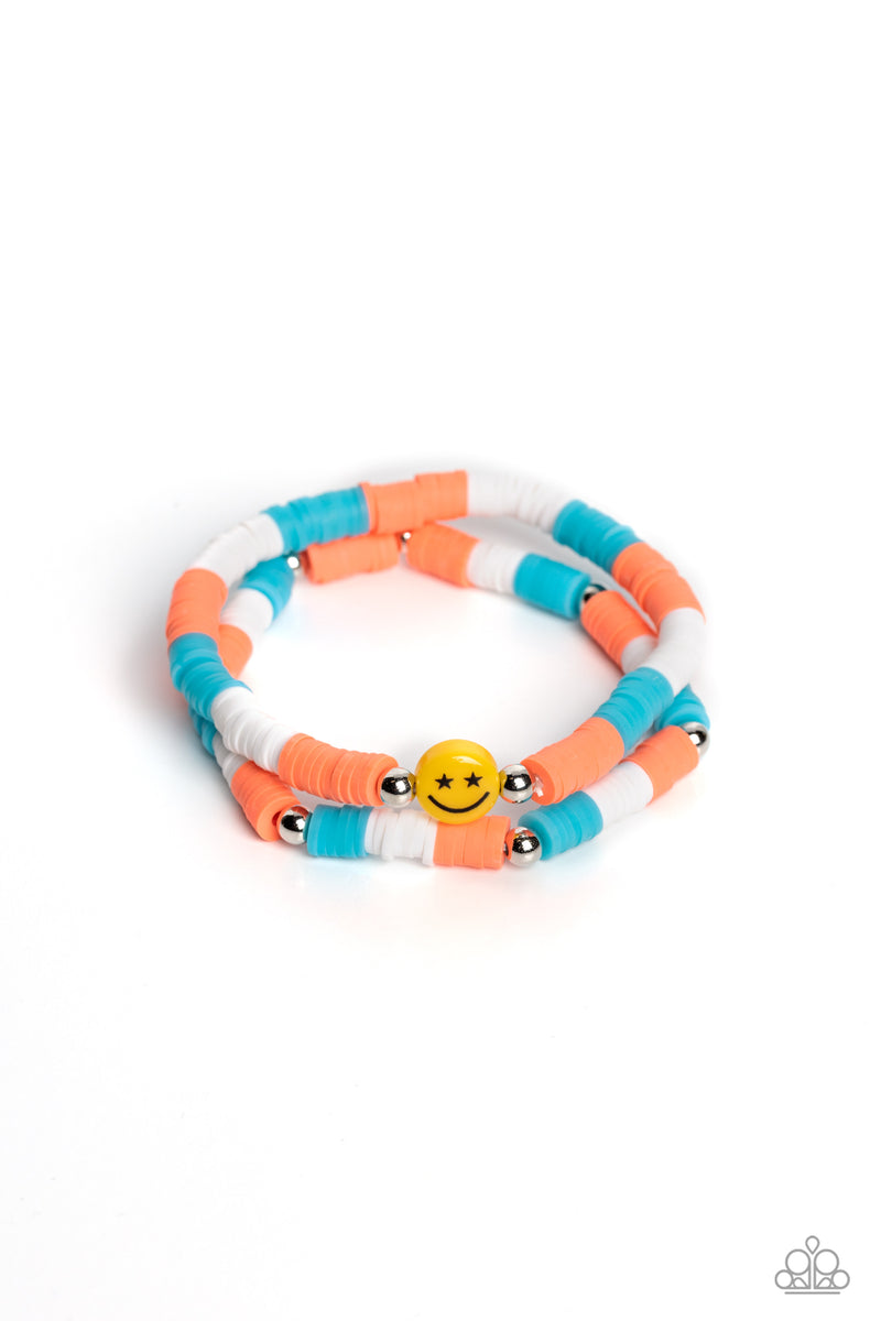five-dollar-jewelry-in-smile-orange-bracelet-paparazzi-accessories