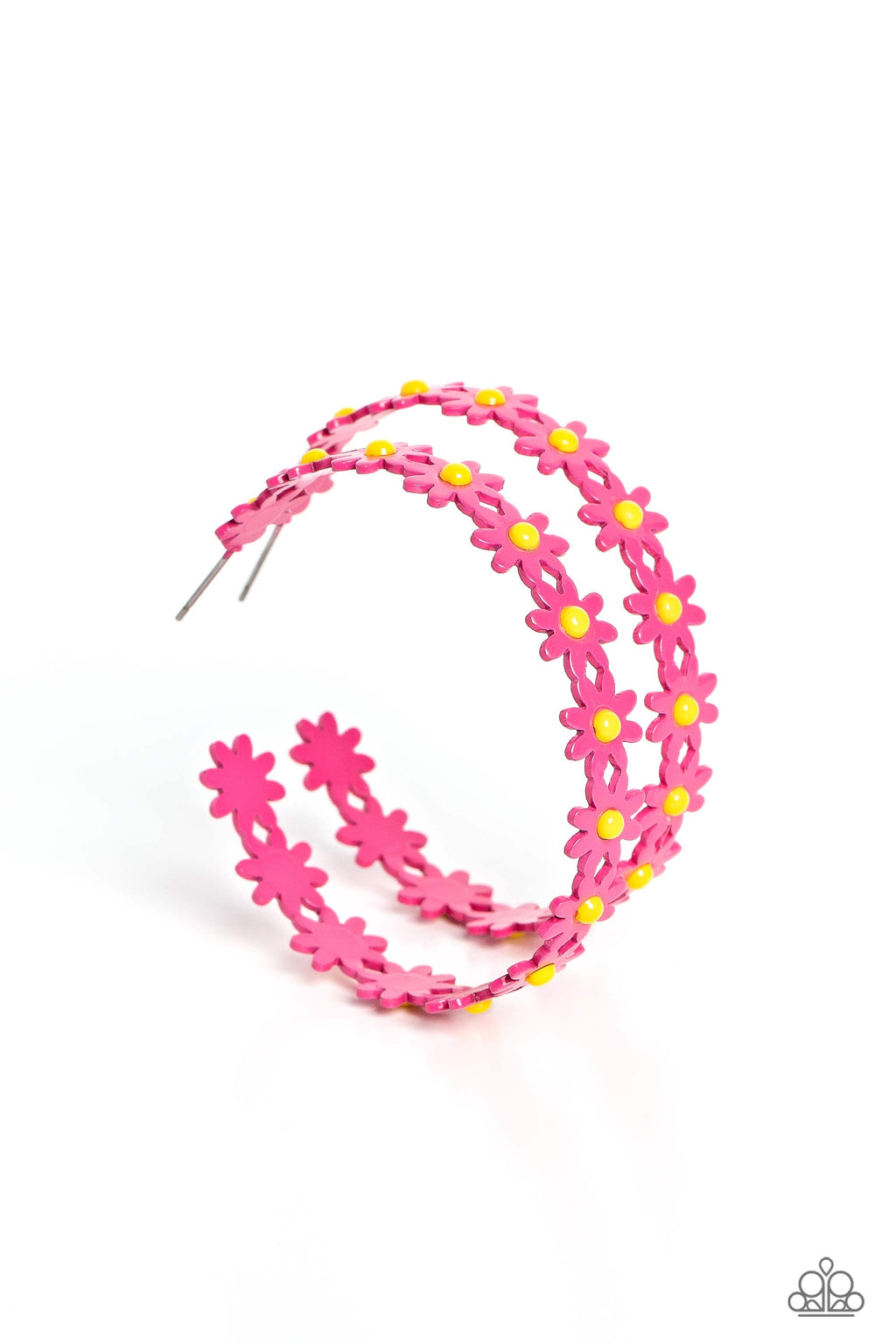 five-dollar-jewelry-daisy-disposition-pink-earrings-paparazzi-accessories