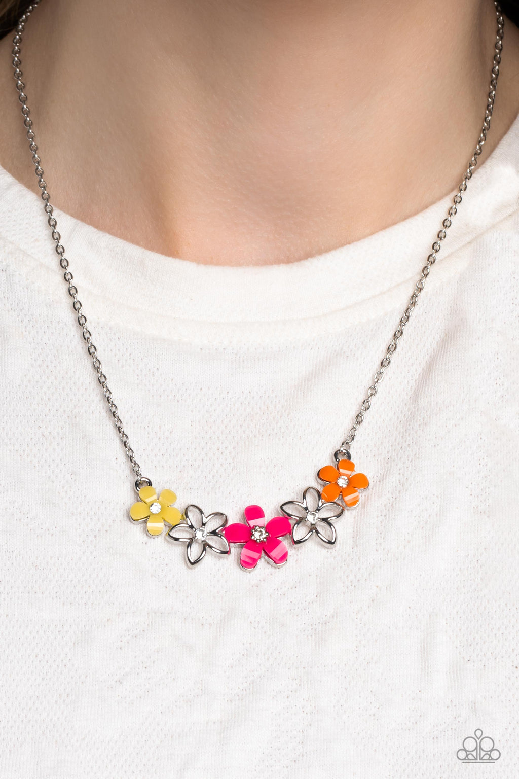 WILDFLOWER About You - Pink Necklace - Paparazzi Accessories
