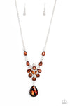 five-dollar-jewelry-twinkle-of-an-eye-brown-necklace-paparazzi-accessories