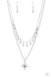 five-dollar-jewelry-the-second-star-to-the-light-blue-necklace-paparazzi-accessories