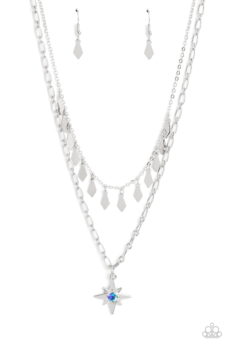 five-dollar-jewelry-the-second-star-to-the-light-blue-necklace-paparazzi-accessories