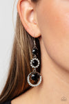Enchanting Effulgence - Black Earrings - Paparazzi Accessories