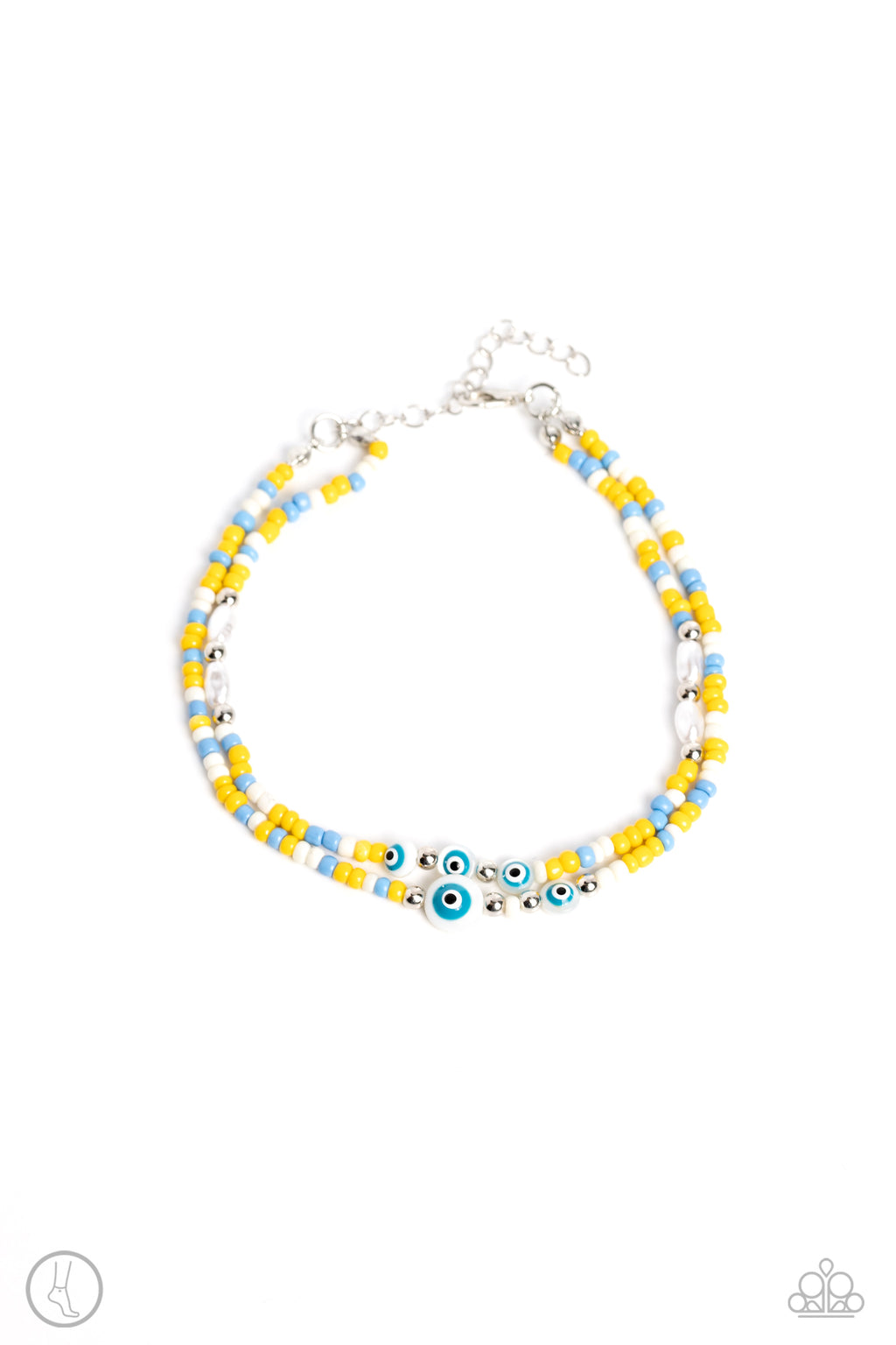 five-dollar-jewelry-enchanting-energy-yellow-anklet-paparazzi-accessories