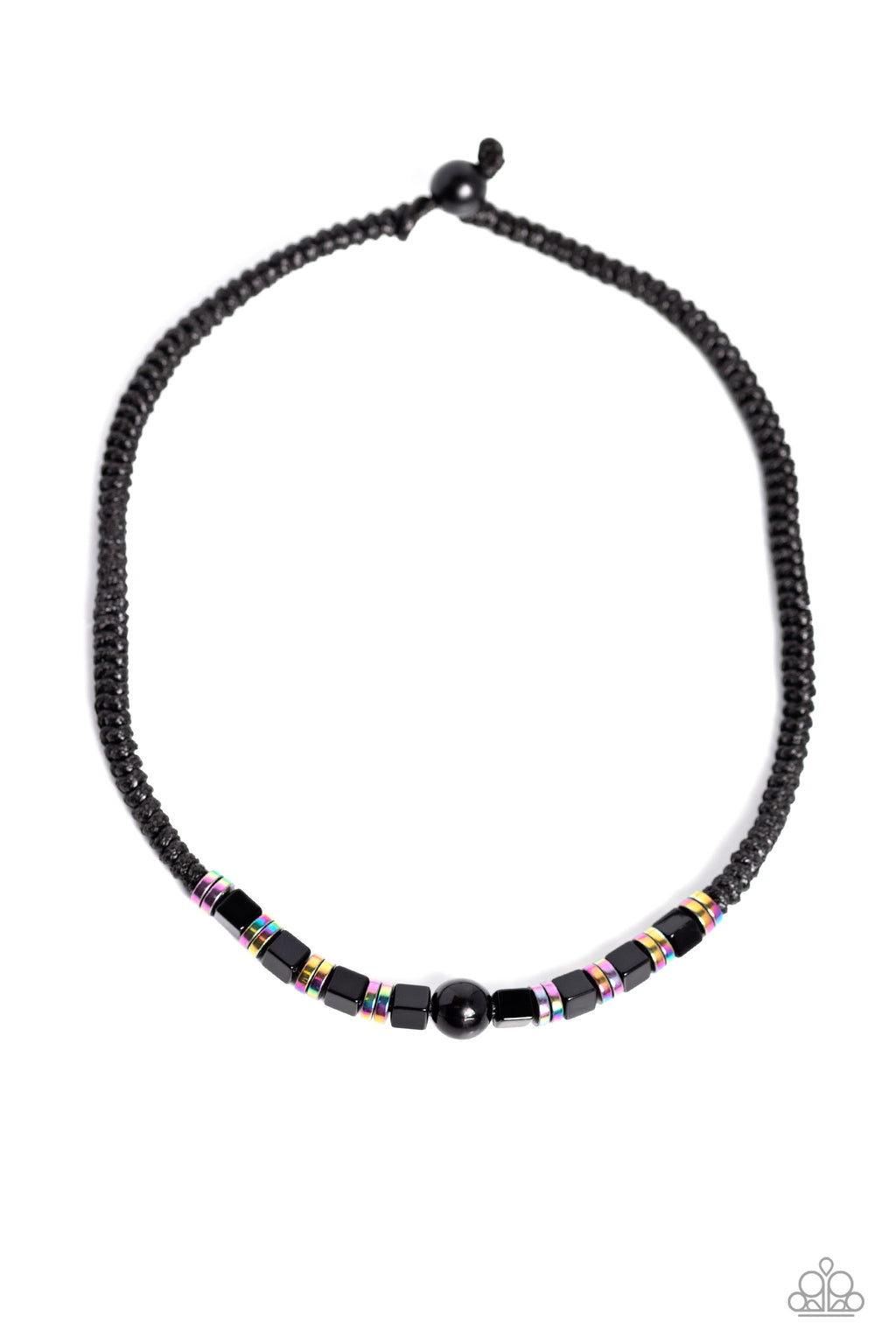 five-dollar-jewelry-oil-spill-orbit-black-necklace-paparazzi-accessories