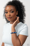 Refreshing Radiance - Blue Bracelet - Paparazzi Accessories