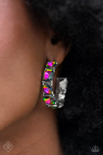 Blazing Bow - Multi Earrings - Paparazzi Accessories
