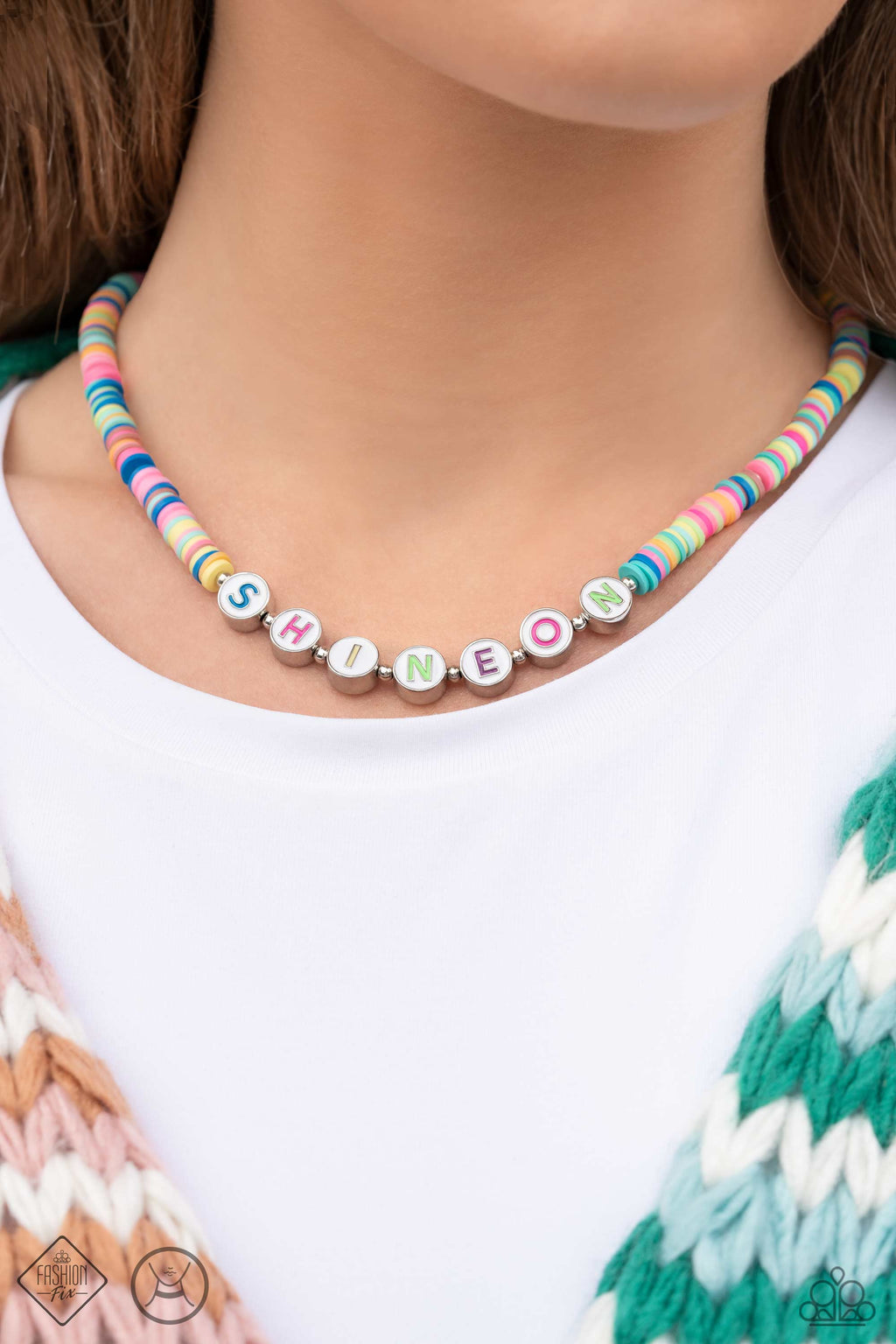 Psychedelic Glow - Multi Necklace - Paparazzi Accessories