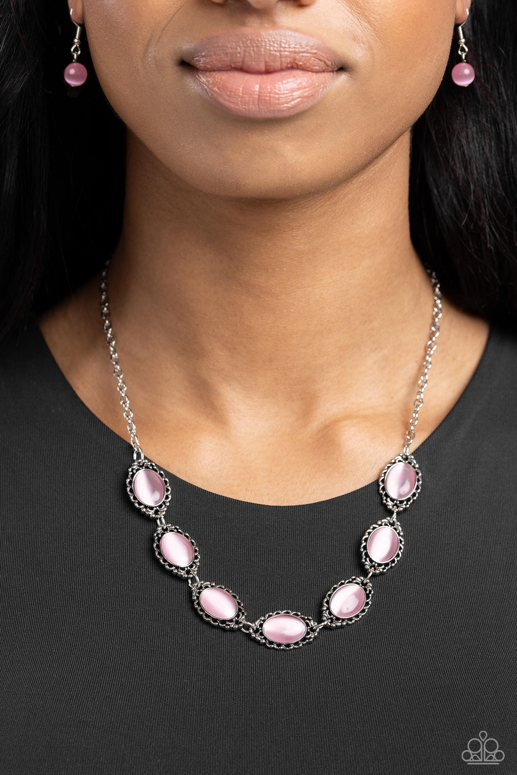 Framed in France - Pink Necklace - Paparazzi Accessories