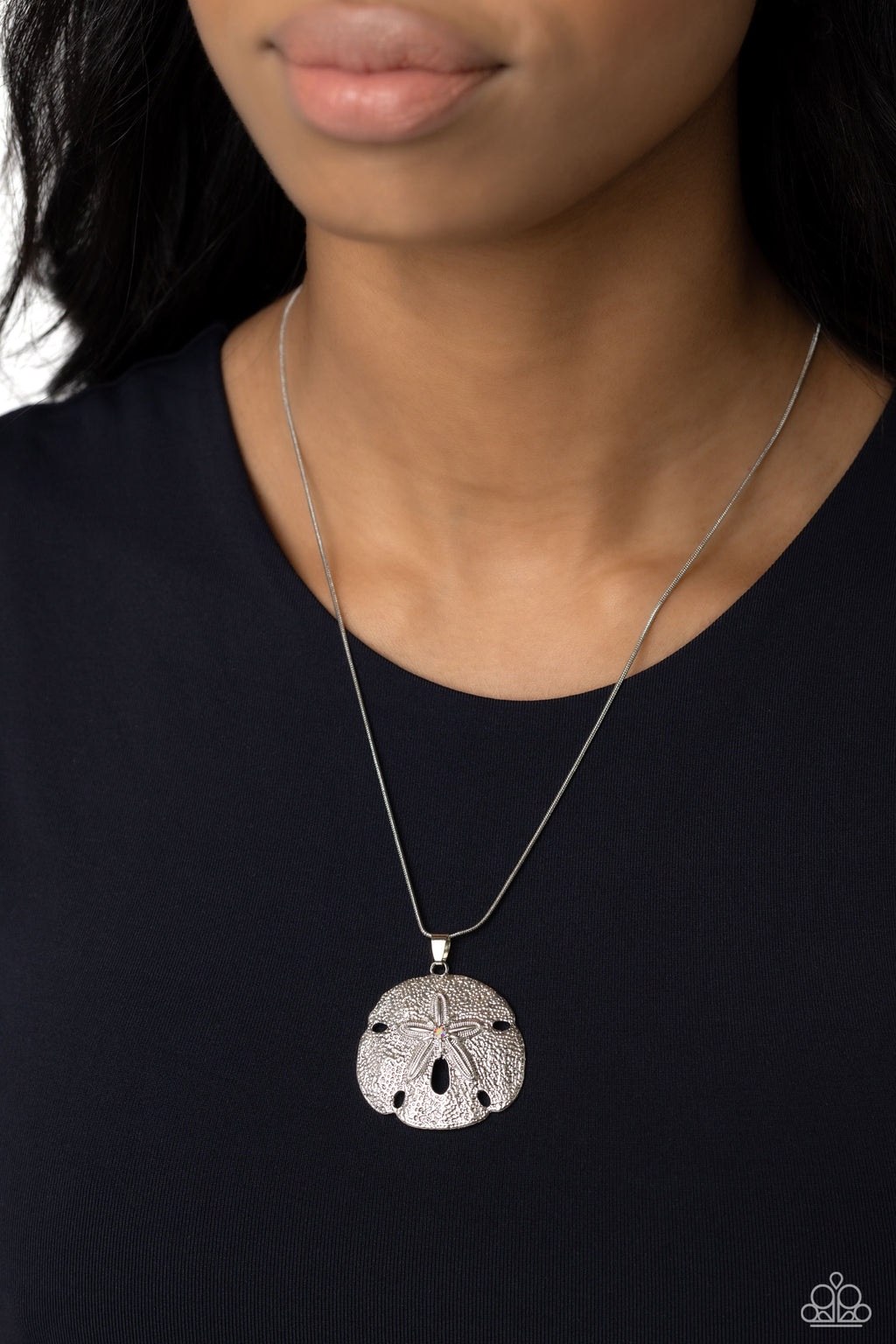 Seize the Sand Dollar - Pink Necklace - Paparazzi Accessories