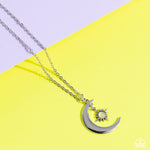 Stellar Sway - Yellow Necklace - Paparazzi Accessories