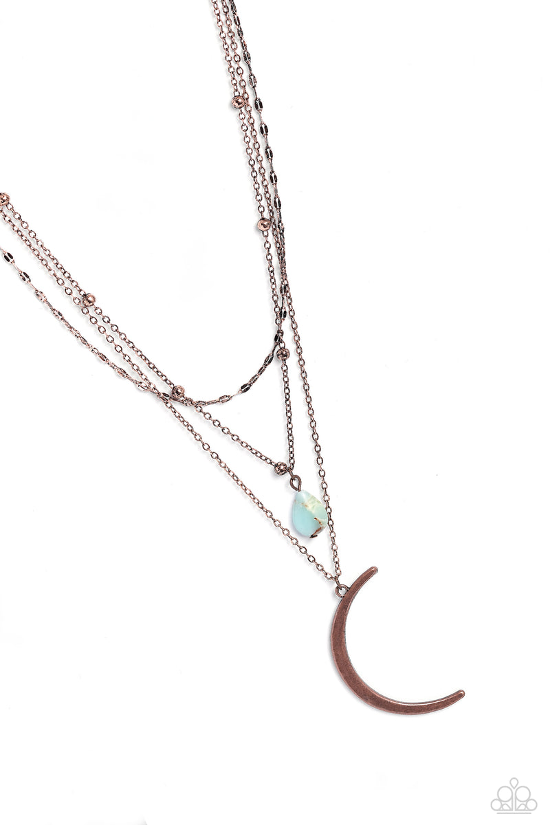 five-dollar-jewelry-lunar-landslide-copper-necklace-paparazzi-accessories