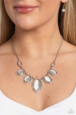 A BEAM Come True - White Necklace - Paparazzi Accessories