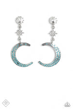 five-dollar-jewelry-galactic-grouping-blue-post earrings-paparazzi-accessories