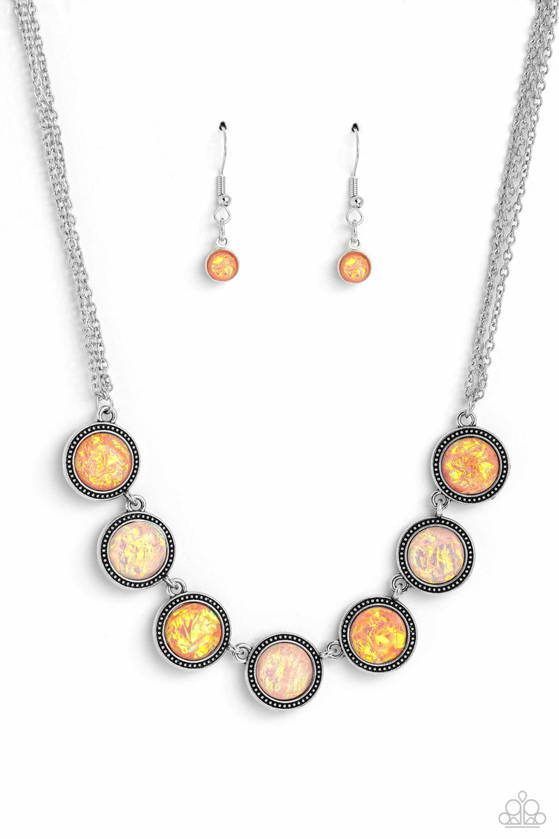 Looking for DOUBLE - Orange Necklace - Paparazzi Accessories