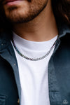 Industrial Identification - Multi Mens Necklace - Paparazzi Accessories