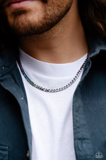Industrial Identification - Multi Mens Necklace - Paparazzi Accessories