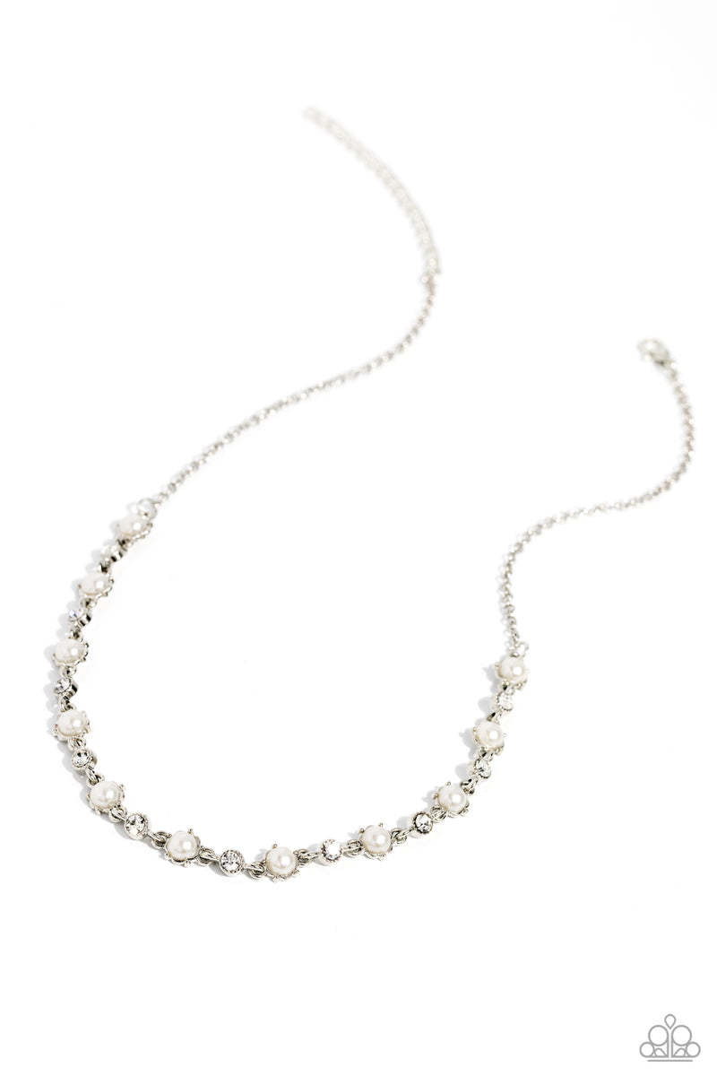 five-dollar-jewelry-pronged-passion-white-necklace-paparazzi-accessories