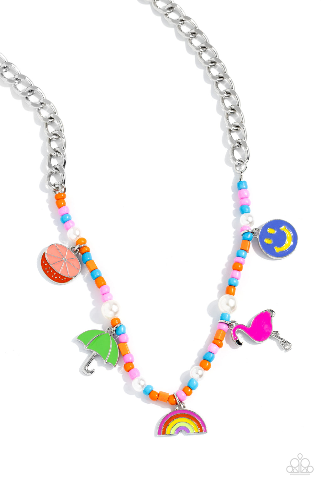 five-dollar-jewelry-summer-sentiment-orange-necklace-paparazzi-accessories
