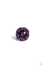 five-dollar-jewelry-glistening-grit-purple-ring-paparazzi-accessories