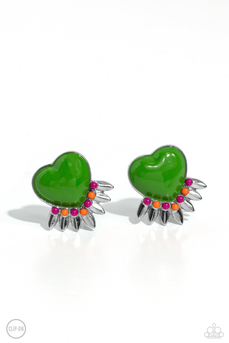 five-dollar-jewelry-spring-story-green-clip-on-paparazzi-accessories