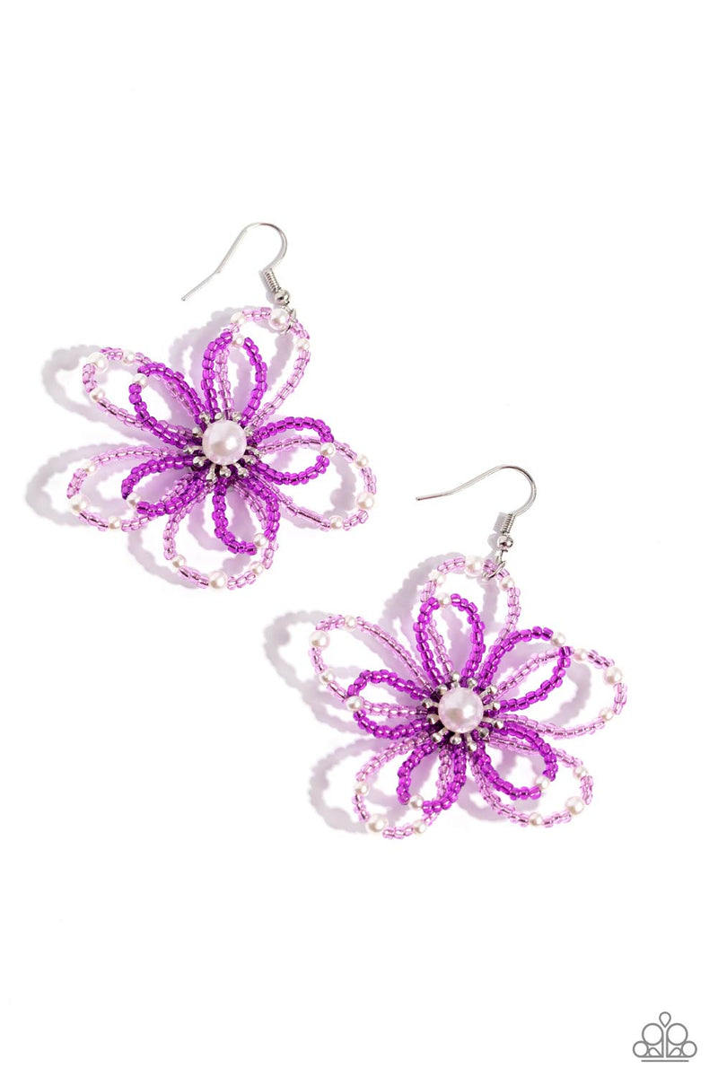 five-dollar-jewelry-pearl-crush-purple-earrings-paparazzi-accessories
