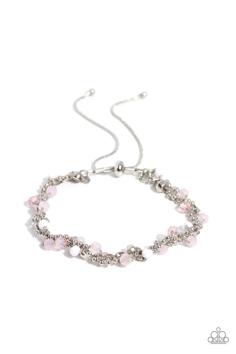 Show-Stopping Sass - Pink Bracelet - Paparazzi Accessories