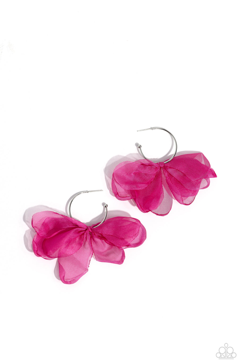 five-dollar-jewelry-chiffon-class-pink-earrings-paparazzi-accessories