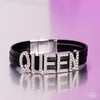 Queen of My Life - Black Bracelet - Paparazzi Accessories