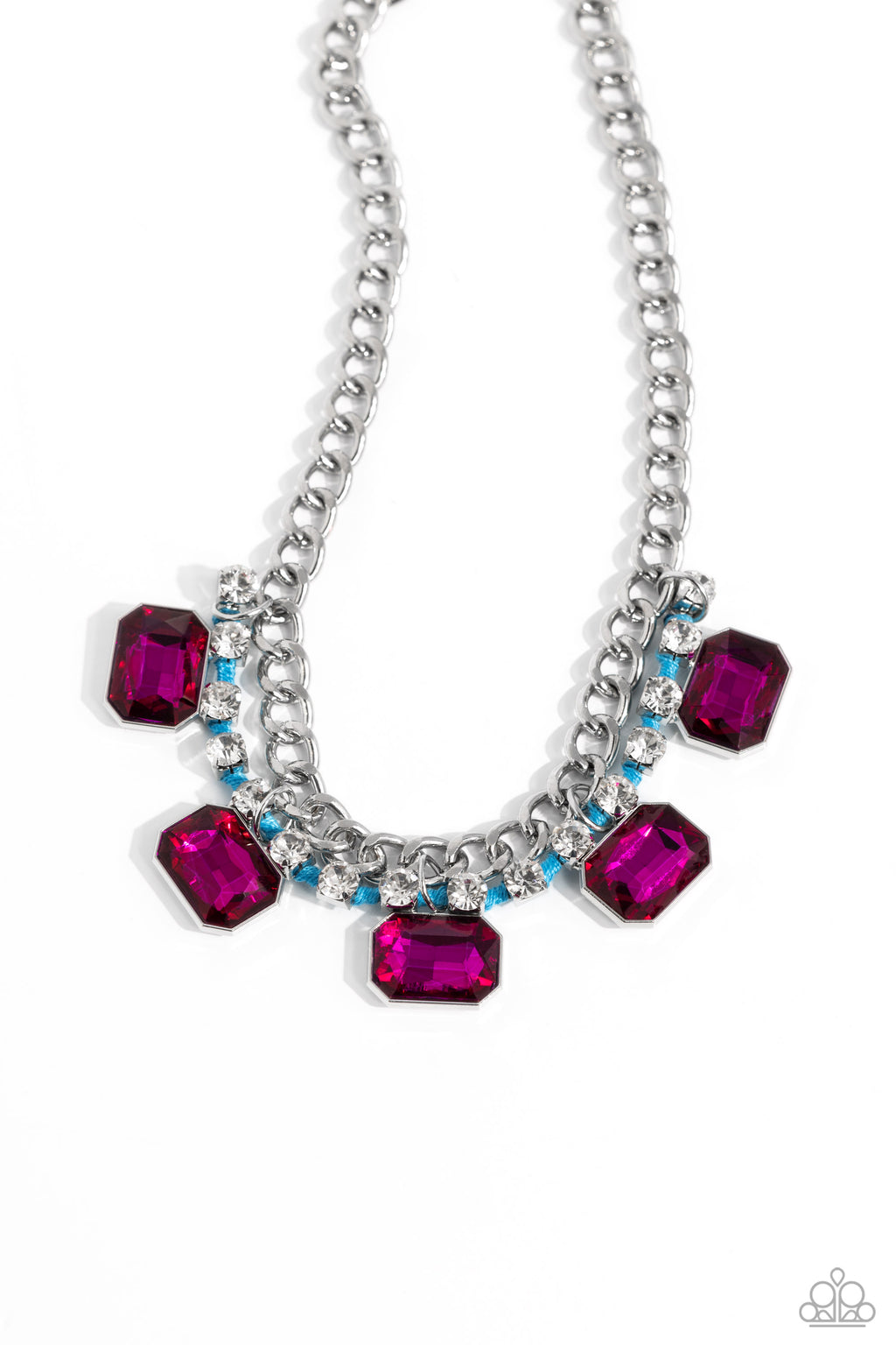 five-dollar-jewelry-weaving-wonder-blue-necklace-paparazzi-accessories