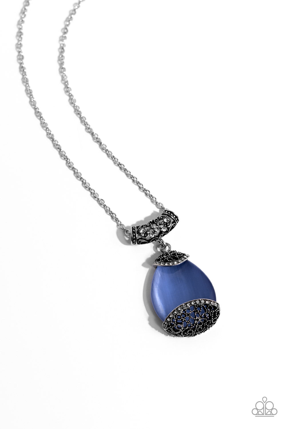 five-dollar-jewelry-hypnotic-headliner-blue-necklace-paparazzi-accessories