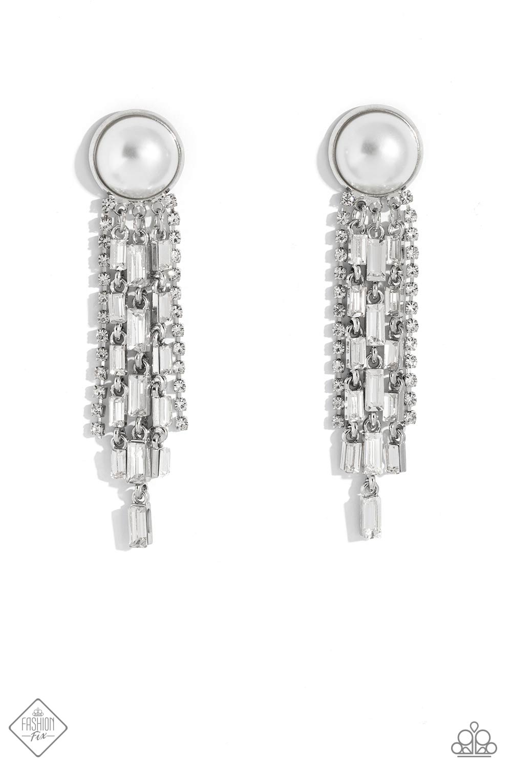 five-dollar-jewelry-genuinely-gatsby-white-post earrings-paparazzi-accessories