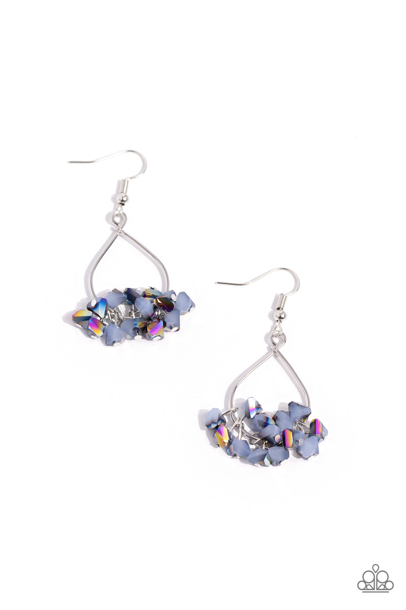 Charm of the Century - Blue Earrings - Paparazzi Accessories