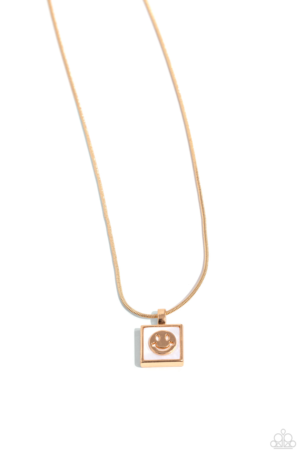 five-dollar-jewelry-smiley-season-gold-necklace-paparazzi-accessories