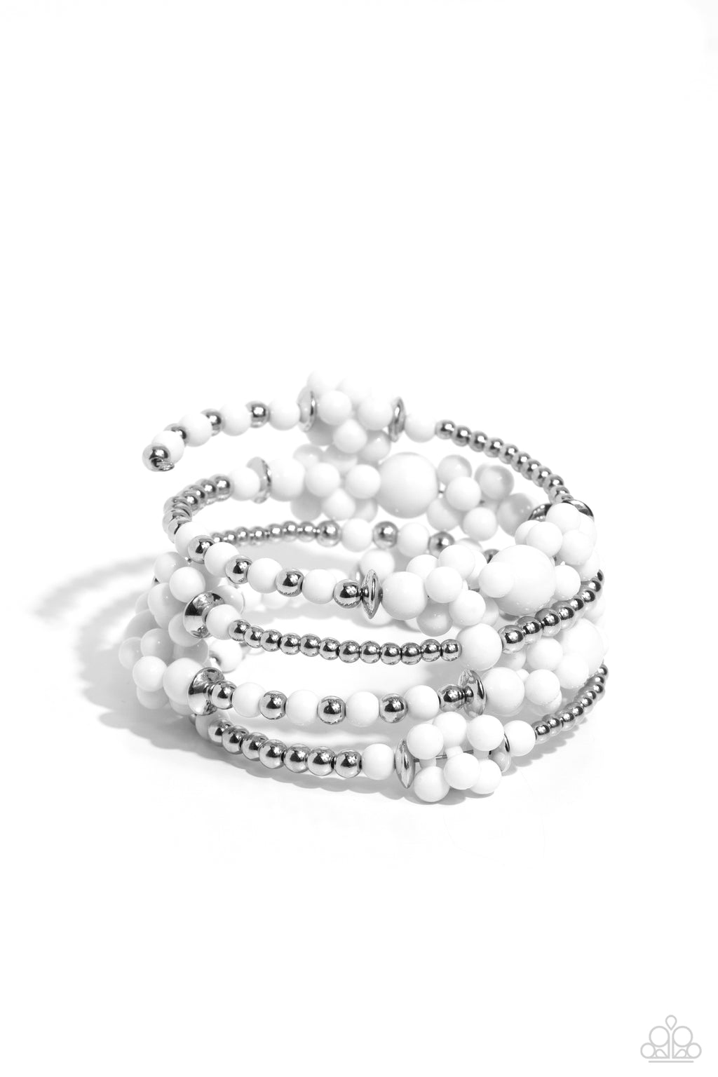 five-dollar-jewelry-compelling-clouds-white-bracelet-paparazzi-accessories