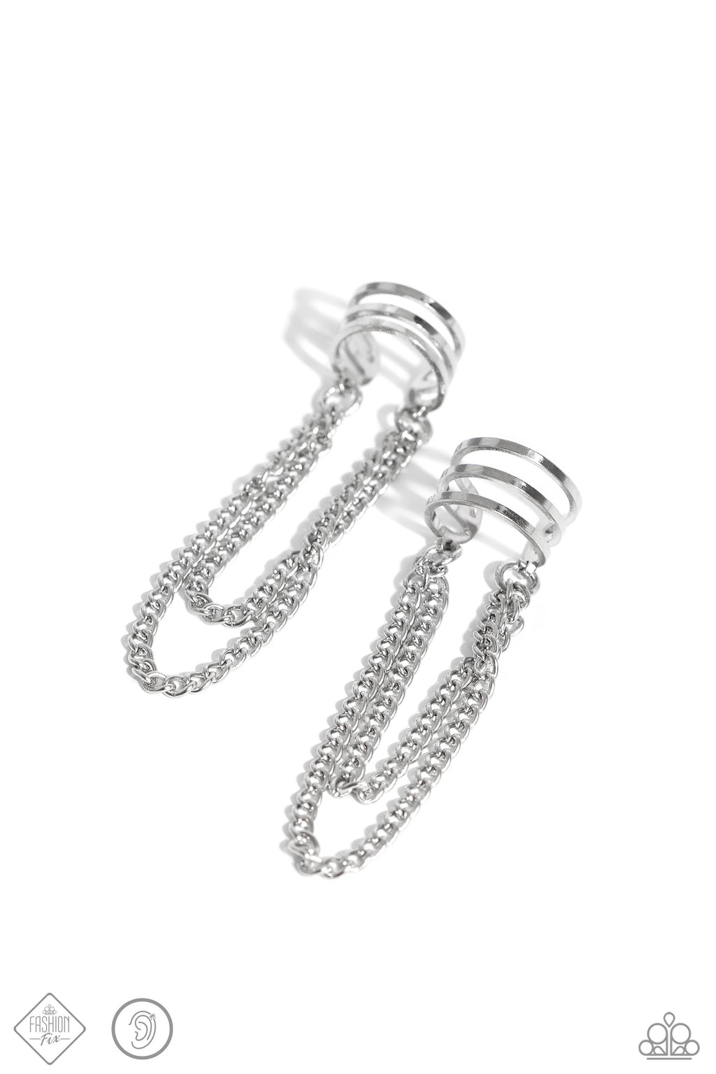 five-dollar-jewelry-unlocked-perfection-silver-post earrings-paparazzi-accessories