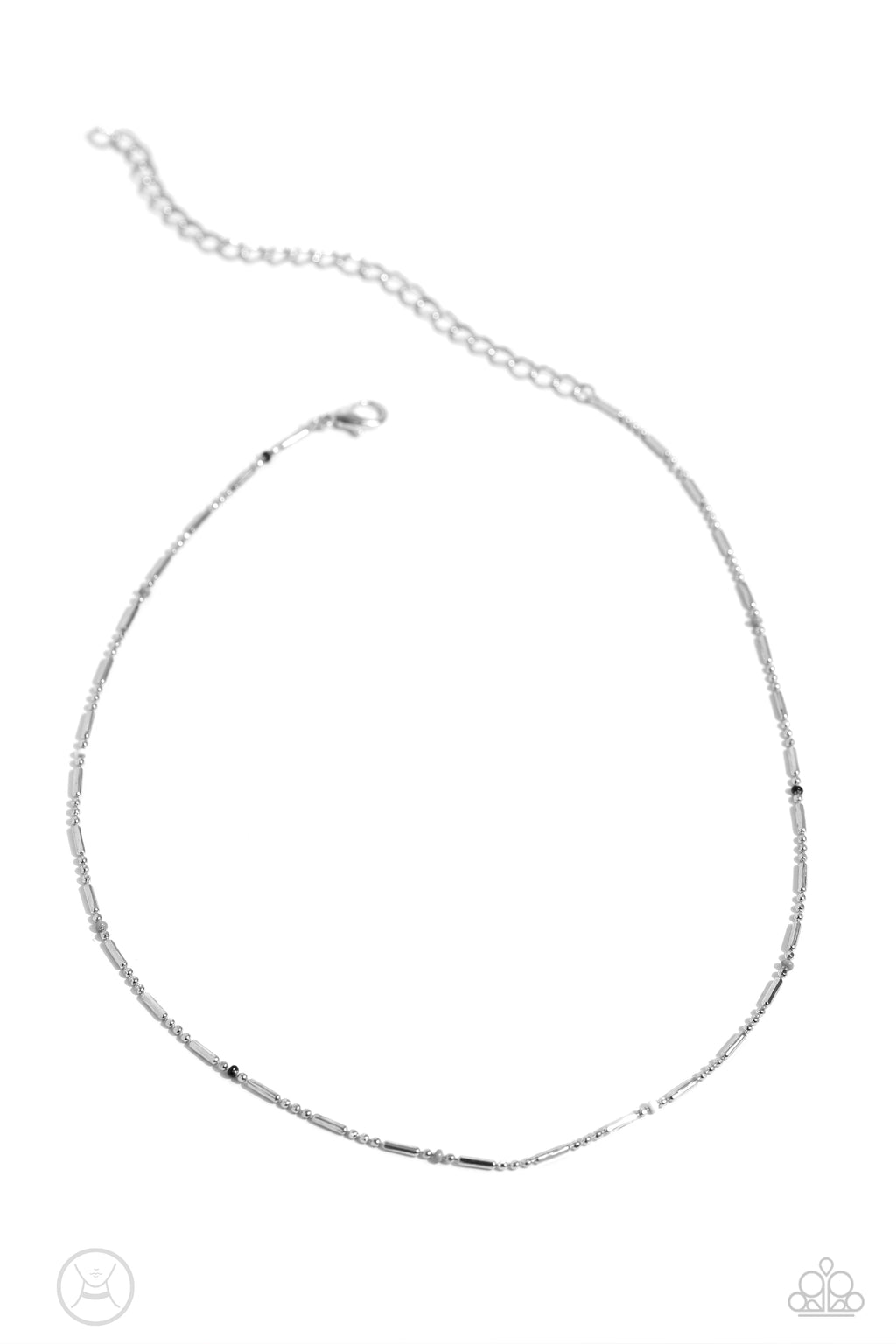 five-dollar-jewelry-serenity-strand-silver-necklace-paparazzi-accessories