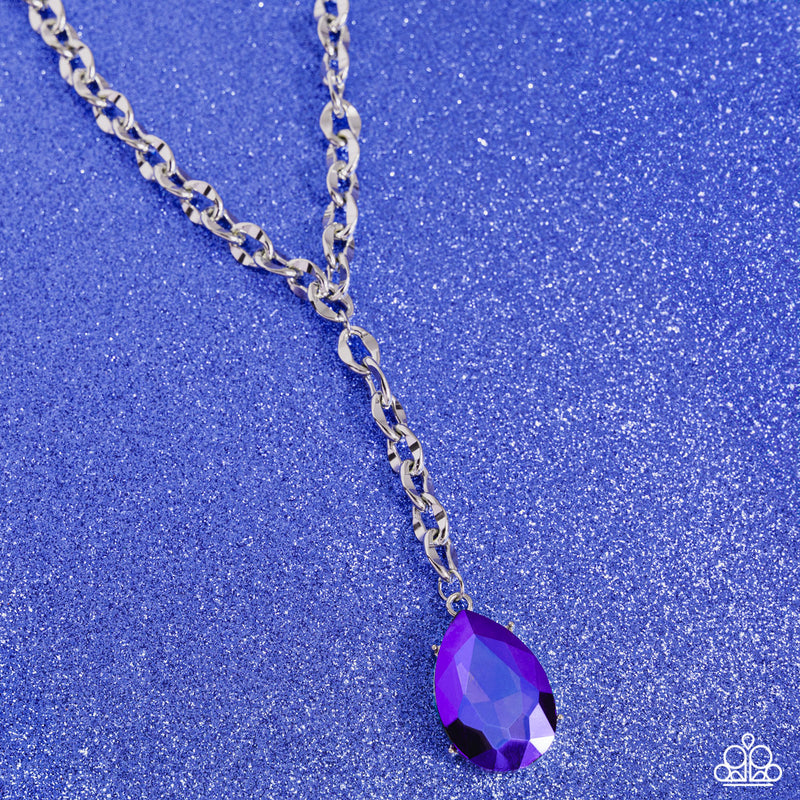 Benevolent Bling - Purple Necklace - Paparazzi Accessories