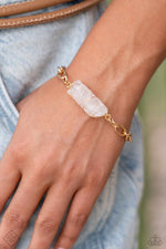 Mineral Merit - Gold Bracelet - Paparazzi Accessories