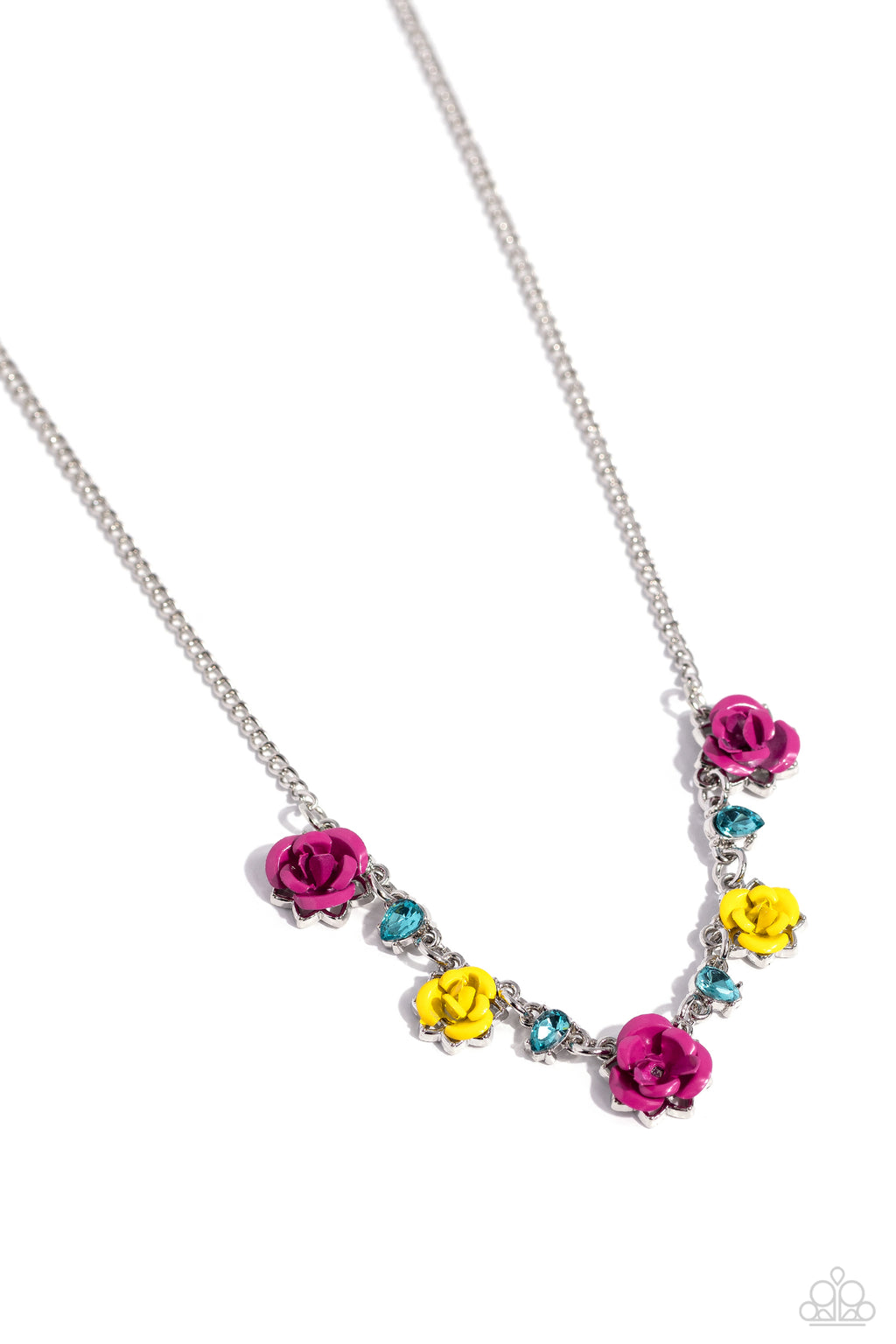 five-dollar-jewelry-strike-a-rose-pink-necklace-paparazzi-accessories