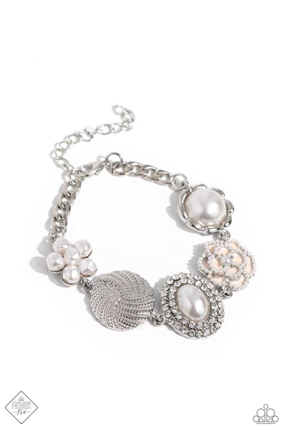 five-dollar-jewelry-cultivated-charm-white-bracelet-paparazzi-accessories