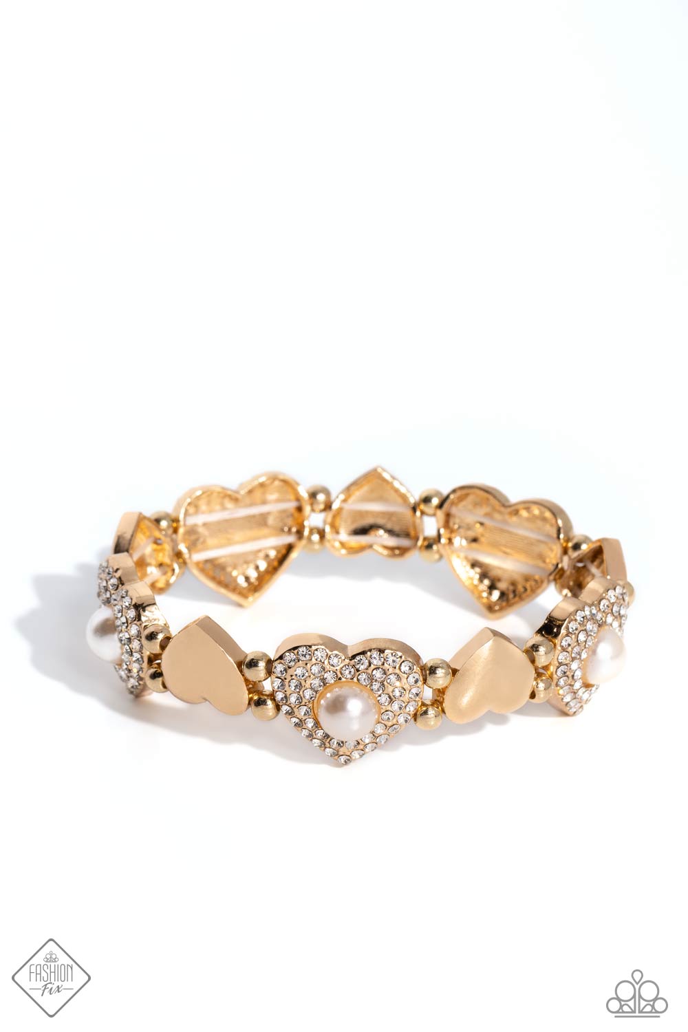 five-dollar-jewelry-heartfelt-heirloom-gold-bracelet-paparazzi-accessories