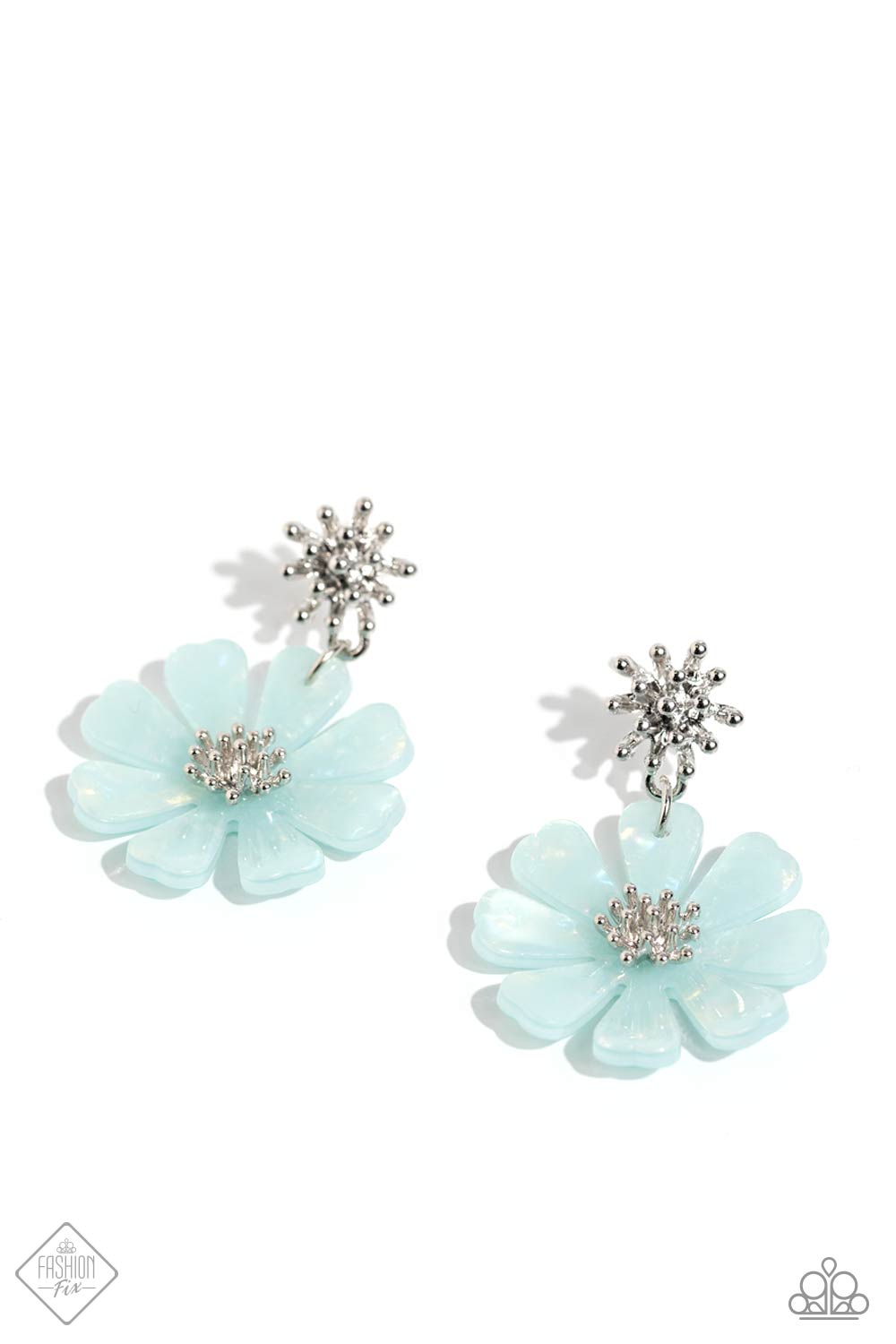 five-dollar-jewelry-poetically-pastel-blue-post earrings-paparazzi-accessories