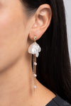 Graceful Gesture - Gold Post Earrings - Paparazzi Accessories