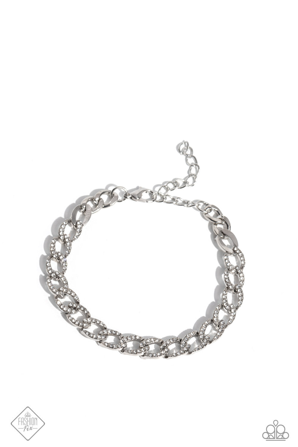 five-dollar-jewelry-freethinking-finish-white-bracelet-paparazzi-accessories