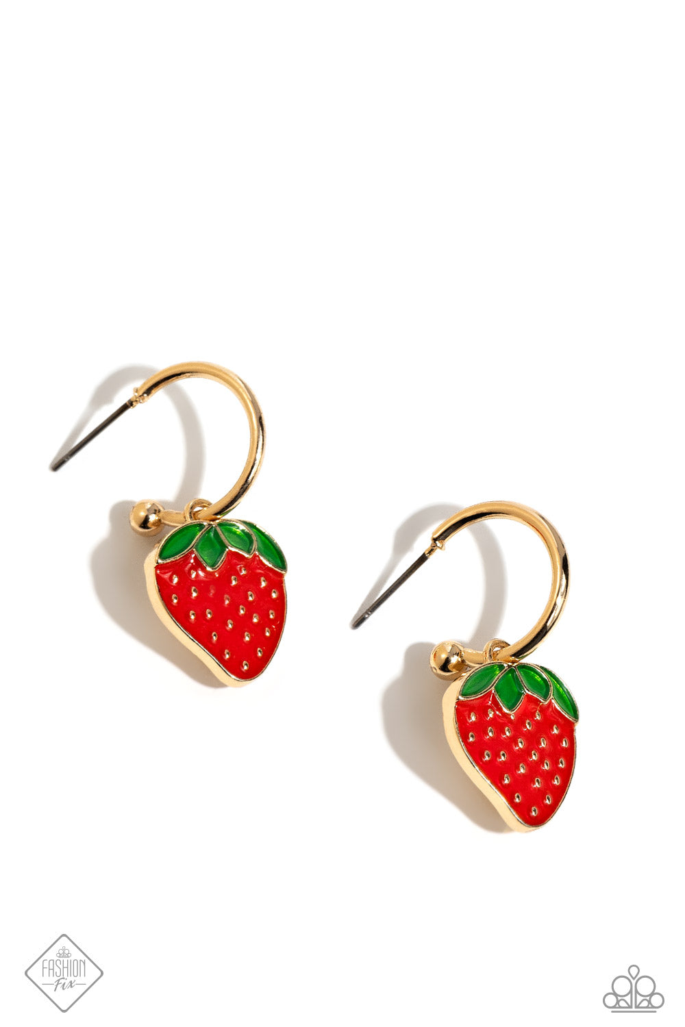 five-dollar-jewelry-fashionable-fruit-gold-earrings-paparazzi-accessories