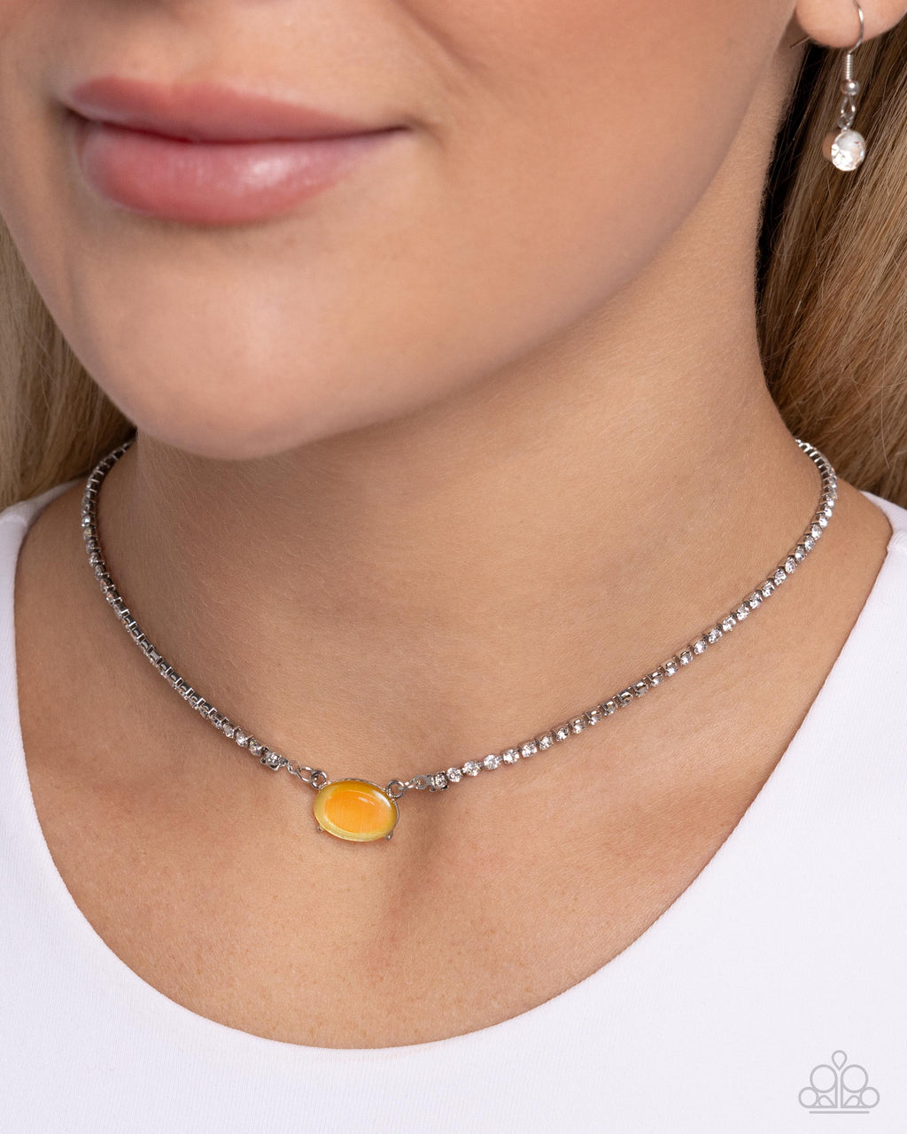 Dynamic Delicacy - Yellow Necklace - Paparazzi Accessories