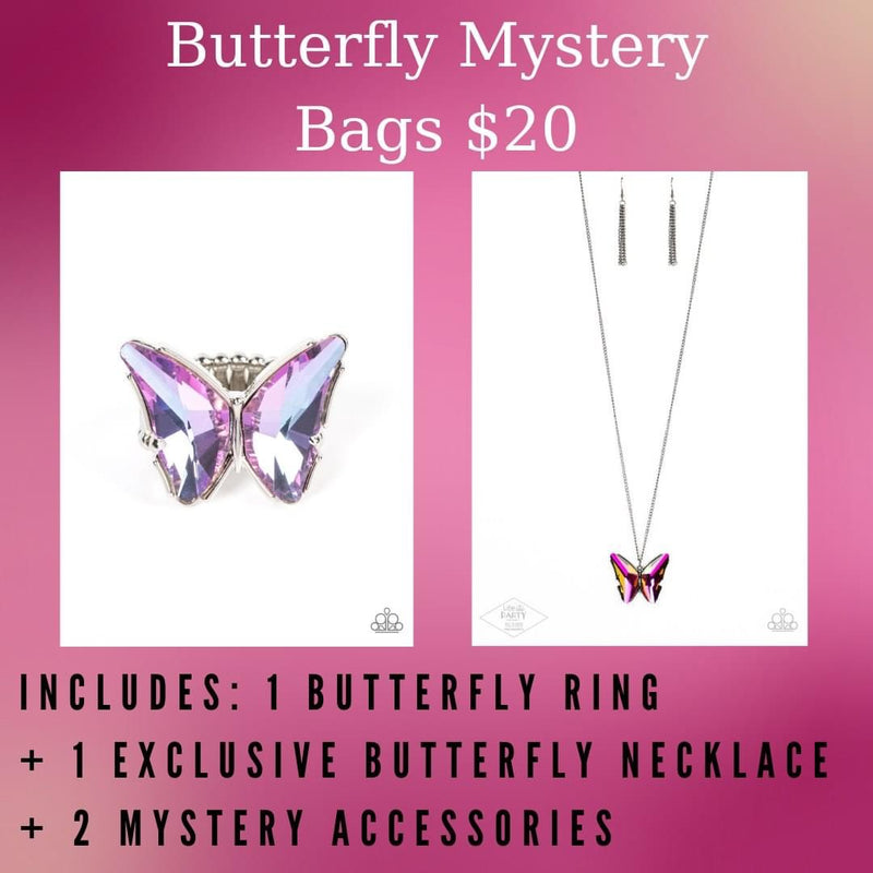 Butterfly Mystery Bag $20 Purple/Multi